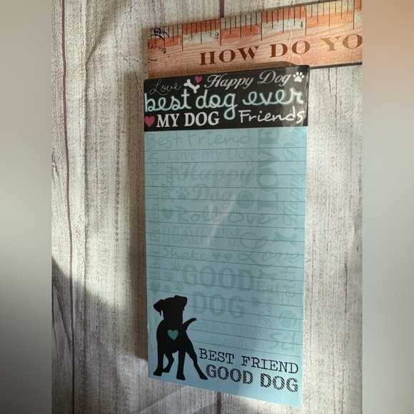 NWT Molly & Rex Magnetic Notepad Dog Best Friend 100 sheets - Picture 4 of 5